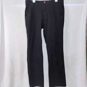 Flag & Anthem Nashville Straight Leg Chino Stretch Navy Pants Mens 34x32 NWT I